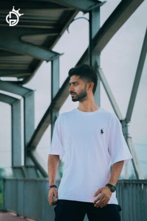 Ralph Lauren Drop Shoulder T-Shirt White