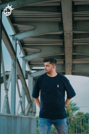 Ralph Lauren Drop Shoulder T-Shirt Black