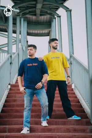 What The Heck Drop Shoulder T-Shirt Combo 01